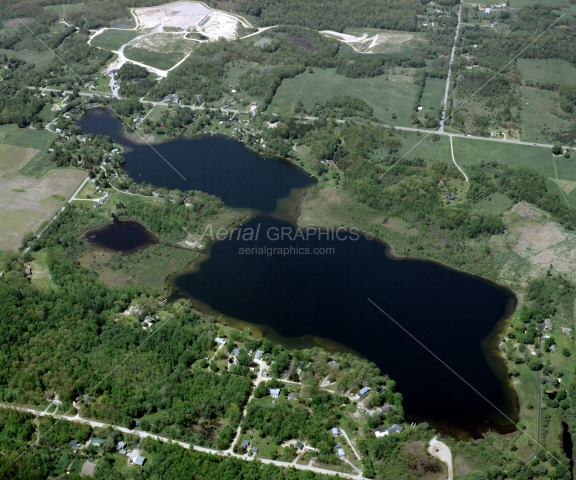 Leach Lake in Barry County, Michigan
